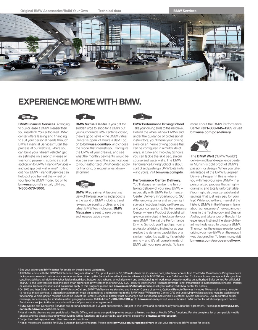 2015 BMW X1 Brochure Page 61